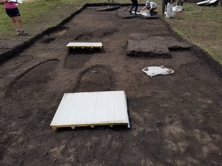 Dig site in Transylvania